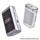 [Ships from Bonded Warehouse] Authentic GeekVape T200 Aegis Touch Box Mod Kit - Silver, VW 5~200W, 2 x 18650, 5.5ml