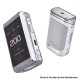 [Ships from Bonded Warehouse] Authentic GeekVape T200 Aegis Touch Vape Box Mod Kit - Silver, VW 5~200W, 2 x 18650, 5.5ml