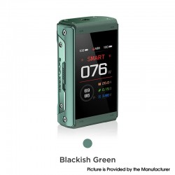 [Ships from Bonded Warehouse] Authentic GeekVape T200 Aegis Touch Vape Box Mod - Blackish Green, VW 5~200W, 2 x 18650