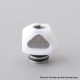 Monarchy Cyber 2 Style 510 Drip Tip - Silver + Black, 1 SS 510 Connector + 1 POM Mouthpiece