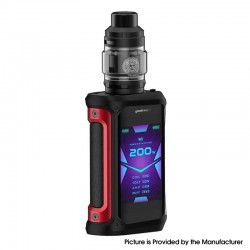 [Ships from Bonded Warehouse] Authentic GeekVape Aegis X 200W Box Mod Kit with Z Sub Ohm Tank Atomizer - Red + Black , VW 5~200W