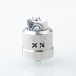 Authentic Hellvape Dead Rabbit Max RDA Rebuildable Dripping Vape Atomizer - SS, Stainless Steel, BF Pin, 28mm