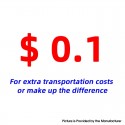[Ships from Difference Warehouse] $0.1 for Extra Transportation Costs or Make up the Difference