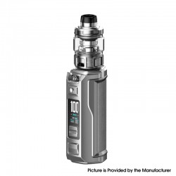 [Ships from Bonded Warehouse] Authentic Voopoo Argus XT 100W Mod Kit with Maat Tank New - Silver Grey, VW 5~100W, 6.5ml