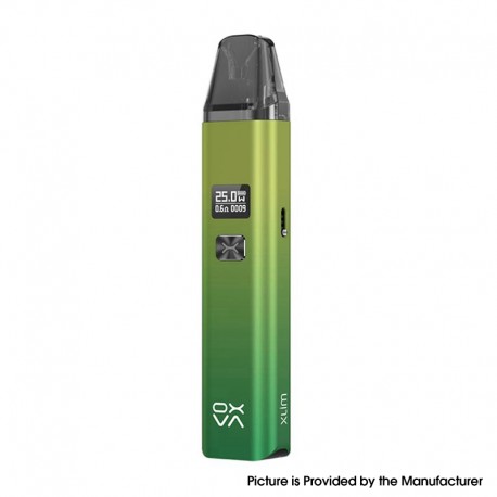 [Ships from Bonded Warehouse] Authentic OXVA XLim 25W Pod System Kit - Green Lemon, 900mAh, 2ml, 0.8ohm / 1.2ohm