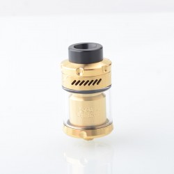 [Ships from Bonded Warehouse] Authentic Hellvape Dead Rabbit 3 RTA Rebuildable Tank Vape Atomizer - Gold, 3.5ml / 5.5ml, 25mm