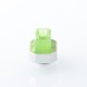 Kontrl Mag Style 510 Drip Tip - Silver + Green, Aluminum + Resin