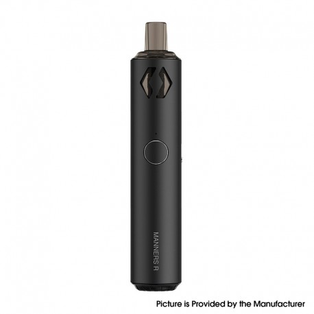 [Ships from Bonded Warehouse] Authentic Vapefly Manners R Pod System Kit - Black, 1000mAh, 3ml, 0.6ohm