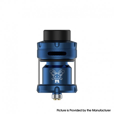 [Ships from Bonded Warehouse] Authentic Hellvape Dead Rabbit M RTA Rebuildable Tank Atomizer - Blue, 3ml / 4.5ml, 25mm