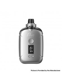 Authentic Eleaf FlasQ 40W Pod Mod Kit - Silver, VW 1~40W, 1370mAh, 5ml, 0.4ohm / 0.8ohm