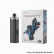 [Ships from Bonded Warehouse] Authentic OXVA Velocity LE 100W Box Mod Kit - Blue Gold, VW 5~100W, 5ml, 0.15ohm / 0.3ohm