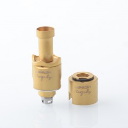 Monarchy MOBB V2 M2 Style RBA Bridge for Billet / BB / Boro Tank - Gold, 1.0 / 1.2 / 1.5 / 1.8 / 2.0 / 2.5 / 3.0mm Pins