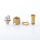 Monarchy MOBB V2 M2 Style RBA Bridge for Billet / BB / Boro Tank - Gold, 1.0 / 1.2 / 1.5 / 1.8 / 2.0 / 2.5 / 3.0mm Pins