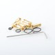 Monarchy MOBB V2 M2 Style RBA Bridge for Billet / BB / Boro Tank - Gold, 1.0 / 1.2 / 1.5 / 1.8 / 2.0 / 2.5 / 3.0mm Pins