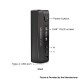 [Ships from Bonded Warehouse] Authentic Vaporesso GTX One 40W 2000mAh VW Variable Wattage Box Mod - Matte Grey, 5~40W