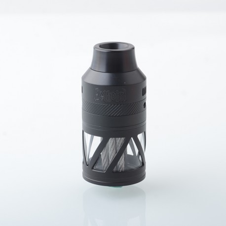 Authentic Hellvape Helheim S30 RDTA Rebuildable Dripping Tank Atomizer - Black, 12ml, 30mm, BF Pin