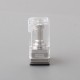 Authentic Ambition Mods Bishop 3 Bishop³ Dotcubed RBA Tank for dotAIO V1 & V2 Pod - Silver, 316SS + PCTG, 3ml, MTL & RDL