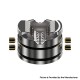 Authentic ThunderHead Creations X Mike Vapes Blaze SOLO RDA Atomizer - Red, SS + Aluminum, BF Pin, 24mm