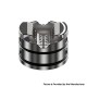 Authentic ThunderHead Creations X Mike Vapes Blaze SOLO RDA Atomizer - Black Red, SS + Aluminum, BF Pin, 24mm