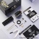 Authentic ThunderHead Creations X Mike Vapes Blaze SOLO RDA Atomizer - Black Gold, SS + Aluminum, BF Pin, 24mm