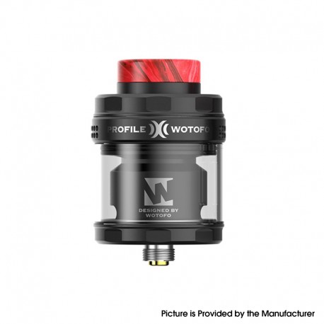 [Ships from Bonded Warehouse] Authentic Wotofo Profile X RTA Tank Atomizer - Black, 8ml, Wire Coil / Mesh Coil