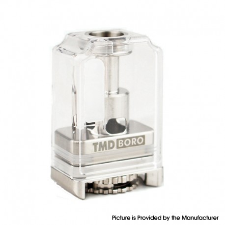 [Ships from Bonded Warehouse] Authentic BP Mods TMD BORO Tank for BB Billet / Sunbox Zero Naga / SXK Supbox Boro Mod - Silver