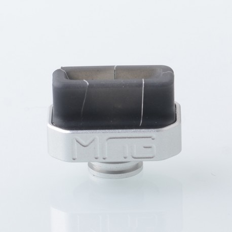 Kontrl Mag Style 510 Drip Tip - Silver + Black, Aluminum + Resin