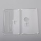 SSPP Style Round Button Front + Back Door Panel Plates for BB / Billet Box Mod Kit - Clear (2 PCS)
