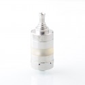 KF X Style MTL RTA Rebuildable Tank Atomizer - Silver, 316SS, 4ml, 24mm Diameter