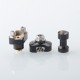 Wick'd Bridg'd Style RBA Bridge for Boro Devices / Billet / BB Mod Kit - Black, 1.2mm, 2.5mm, 3.0mm, 3.5mm, 4.0mm