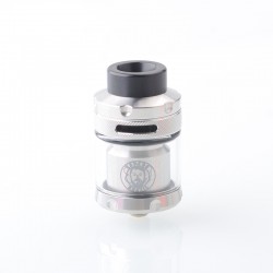 [Ships from Bonded Warehouse] Authentic Hellvape Dead Rabbit M RTA Rebuildable Tank Vape Atomizer - Silver, 3ml / 4.5ml, 25mm