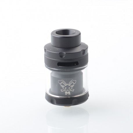 [Ships from Bonded Warehouse] Authentic Hellvape Dead Rabbit M RTA Atomizer - Matte Black, 3ml / 4.5ml, 25mm