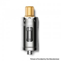 [Ships from Bonded Warehouse] Authentic Innokin T18E Pro Tank Clearomizer Vape Atomizer - Silver, 2.0ml, 1.7ohm / 1.5ohm