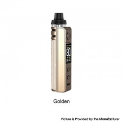 [Ships from Bonded Warehouse] Authentic VOOPOO Drag H80 S 80W Pod Mod Kit - Golden, VW 5~80W, 1 x 18650, 4.5ml, 0.15ohm / 0.3ohm