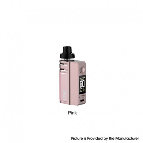 [Ships from Bonded Warehouse] Authentic VOOPOO Drag E60 Mod Kit with PNP Pod II - Pink, 2550mAh, VW 5~60W, 4.5ml, 0.2ohm/ 0.3ohm