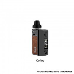 [Ships from Bonded Warehouse] Authentic VOOPOO Drag E60 Mod Kit with PNP Pod II - Coffee, 2550mAh, VW 5~60W, 4.5ml