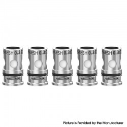 Authentic BP Mods Replacement TMD Mesh Coil Head for TMD BORO / DOT Tank - 0.3ohm, DL Vaping (5 PCS)