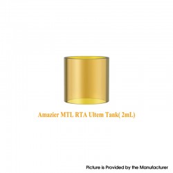 Authentic Ambition Mods Amazier MTL RTA Replacement Tank Tube - Brown, Ultem, 2.0ml