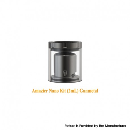 Authentic Ambition Mods Amazier MTLReplacement Nano Kit - Gun Metal, 2.0ml