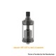 Authentic Ambition Mods Amazier MTL RTA Rebuildable Tank Atomizer - Gun Metal, 316SS + Glass, 4.0ml, 22mm