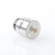 Authentic ThunderHead Creations X Mike Vapes Blaze SOLO RDA Atomizer - Silver, Stainless Steel, BF Pin, 24mm
