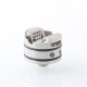 Authentic ThunderHead Creations X Mike Vapes Blaze SOLO RDA Atomizer - Silver, Stainless Steel, BF Pin, 24mm