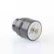 Authentic ThunderHead Creations X Mike Vapes Blaze SOLO RDA Atomizer - Matte Black, Stainless Steel, BF Pin, 24mm