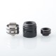 Authentic ThunderHead Creations X Mike Vapes Blaze SOLO RDA Atomizer - Matte Black, Stainless Steel, BF Pin, 24mm