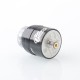 Authentic ThunderHead Creations X Mike Vapes Blaze SOLO RDA Atomizer - Silver Black, Stainless Steel, BF Pin, 24mm