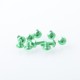 Authentic MK MODS Replacement Screw Set Kit for SXK BB 70W / DNA 60W Style Box Mod Kit / Billet - Green, Aluminum Alloy (9 PCS)