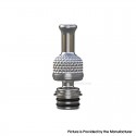 Authentic Auguse FOTO V2 510 Drip Tip for RDA / RTA / RDTA Atomizer - Silver, Stainless Steel
