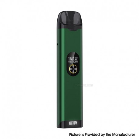 [Ships from Bonded Warehouse] Authentic Hellvape Eir Pod System Kit - Darkish Green, 800mAh, 5~18W, 2.5ml, 0.8ohm Mesh Coil