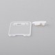 Replacement Tank Cover Plate w/ Silicone Plug for Boro / BB / Billet Tank - Translucent, PCTG
