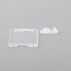 Replacement Tank Cover Plate w/ Silicone Plug for Boro / BB / Billet Tank - Translucent, PCTG